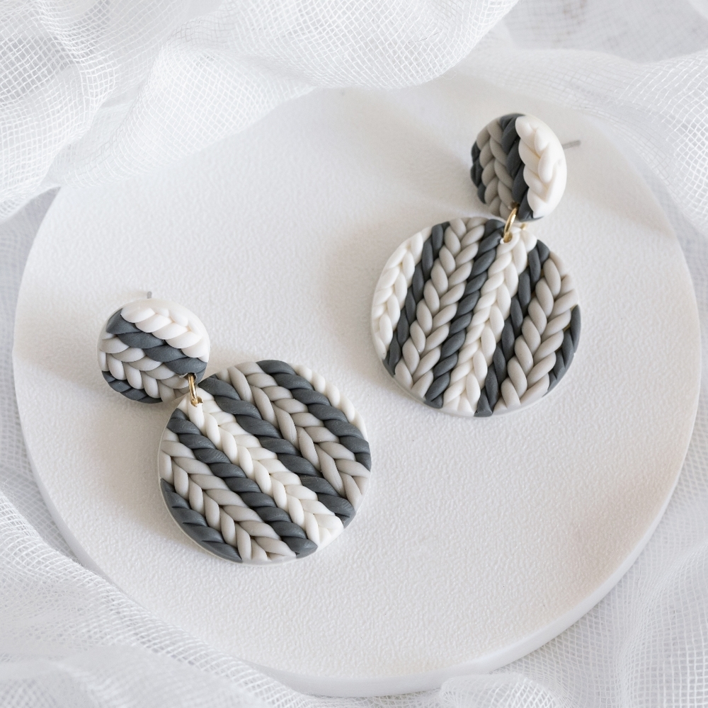Cozy Knit Earrings